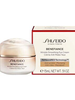 Shiseido Benefiance Wrinkle Smoothing Eye Cream 15ml Anti-Aging .
